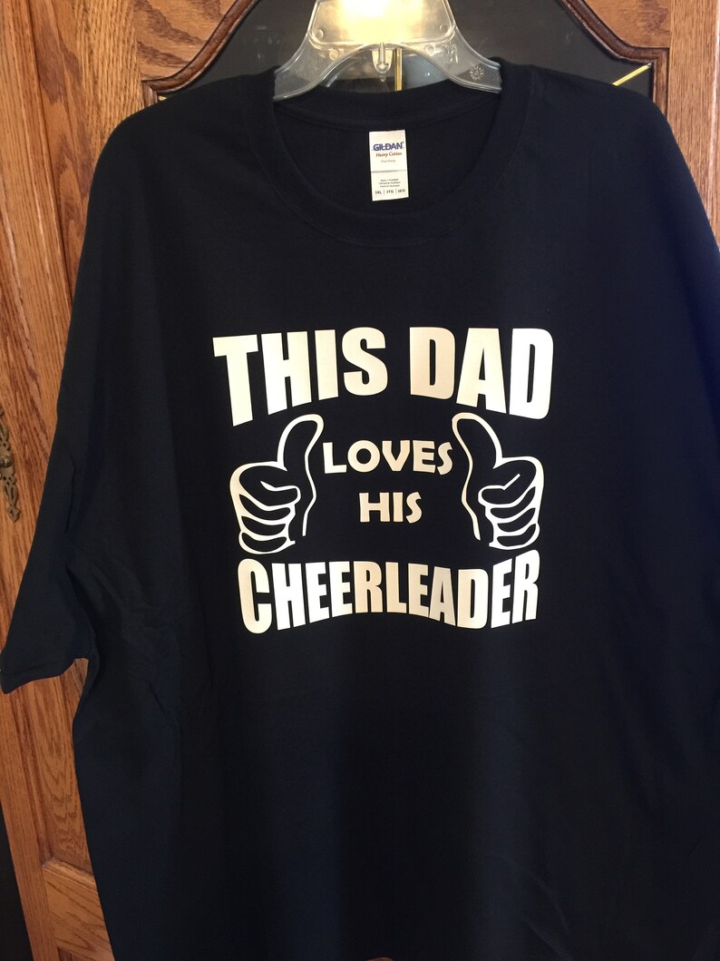 Cheer Dad Shirt This Dad Loves His Cheerleader Shirt Competition Shirt for Cheer Dad Shirt for