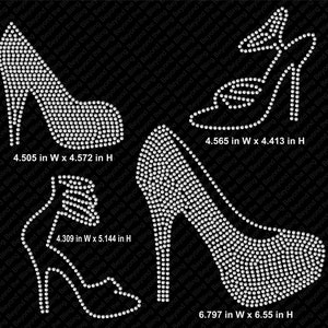 Bling Template Rhinestone Template Shoes and Boots Bling Instant