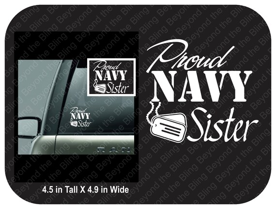 Army Air Force Marine Navy Family Member Car Decal Proud Etsy