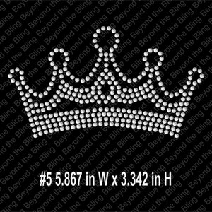 Rhinestone Crown Template Bling Crown Template Rhinestone Instant ...