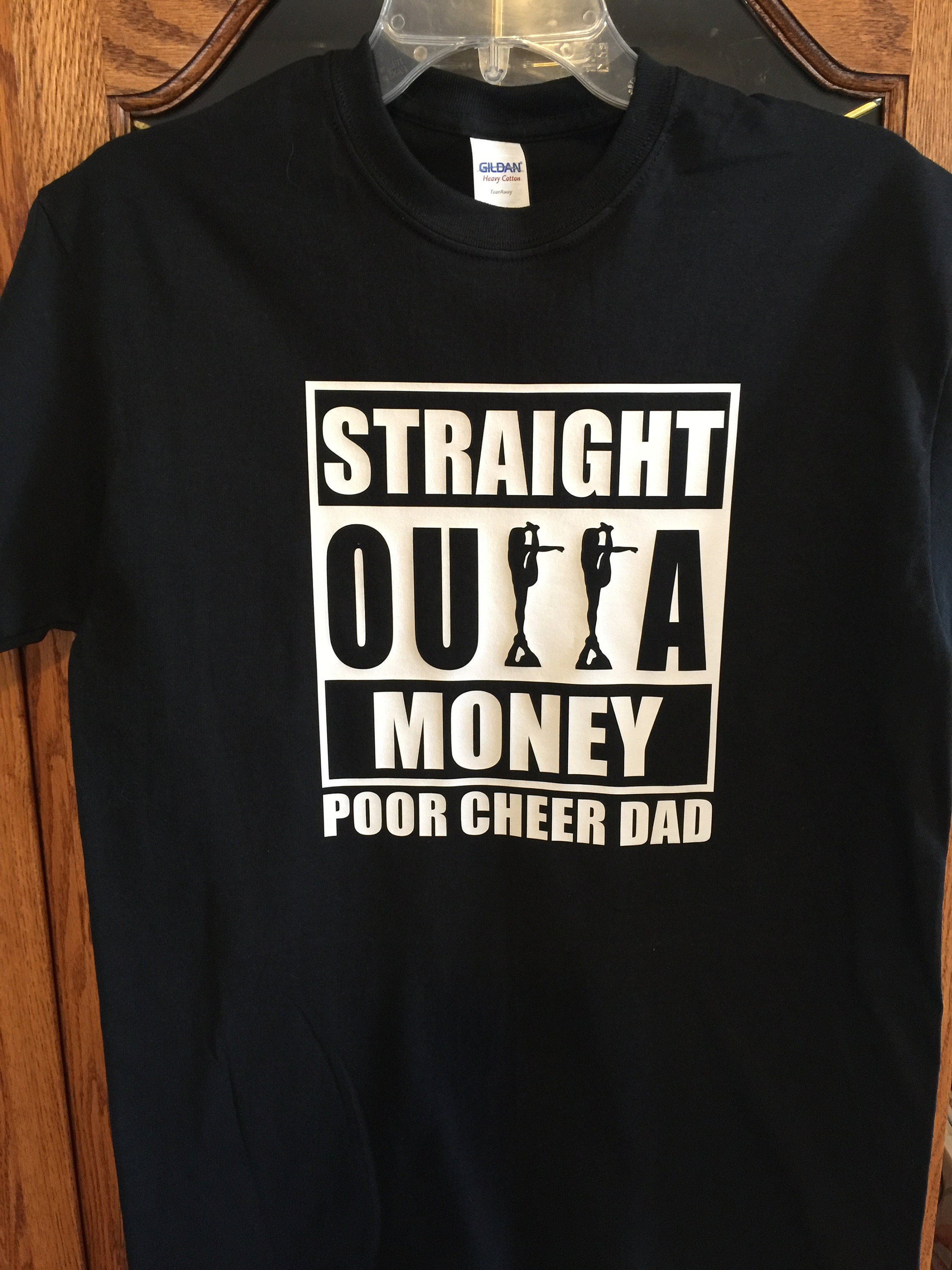 Straight Outta Cheer Dad Shirt Straight Outta Money Poor Cheer - Etsy