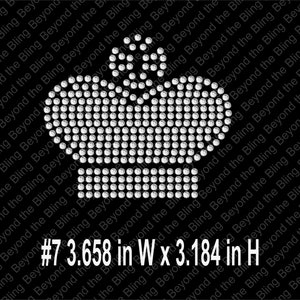 Rhinestone Crown Template Bling Crown Template Rhinestone Instant ...