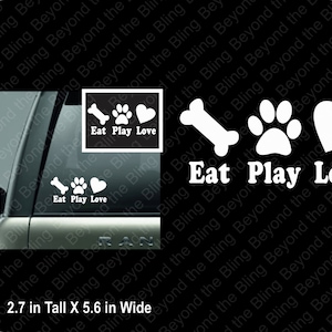 dog lover car window decal vinyl car window decal dog lover vinyl car window decal dog paw decal dog bone car decal vinyl dog paw car decal