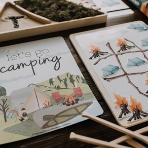 Let's Go Camping // Activity Pack - Etsy
