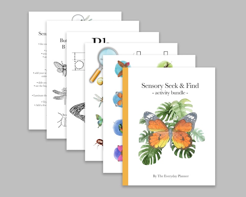 Sensory Seek & Find Activity Bundle // Insects image 2