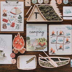 Let&#39;s Go Camping // activity pack