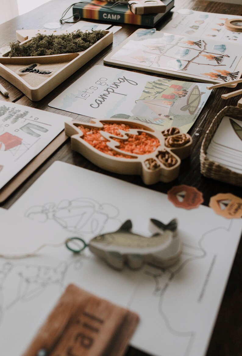 Let's Go Camping // Activity Pack - Etsy