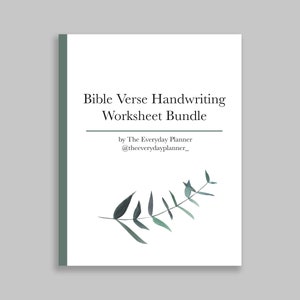 Bible Verses Handwriting Bundle I