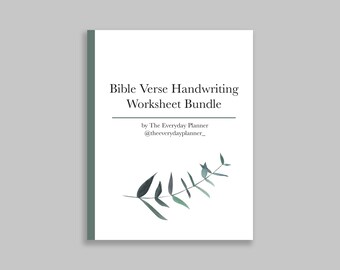 Bible Verses Handwriting Bundle I