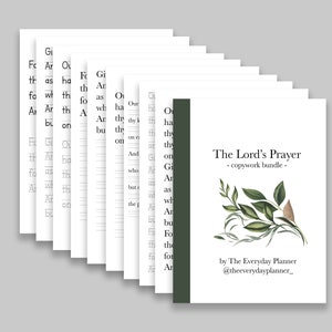 The Lord&#39;s Prayer // Copywork Bundle