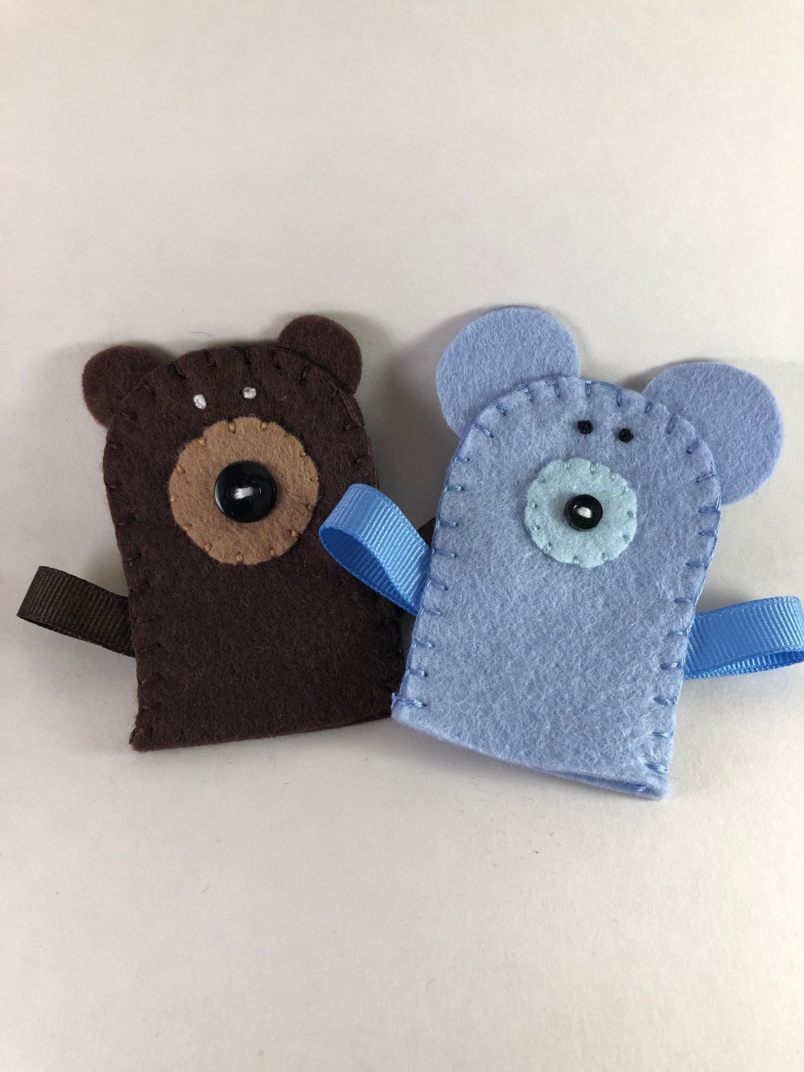 Forest Animal Finger Puppets Felt Finger Puppets Finger Etsy