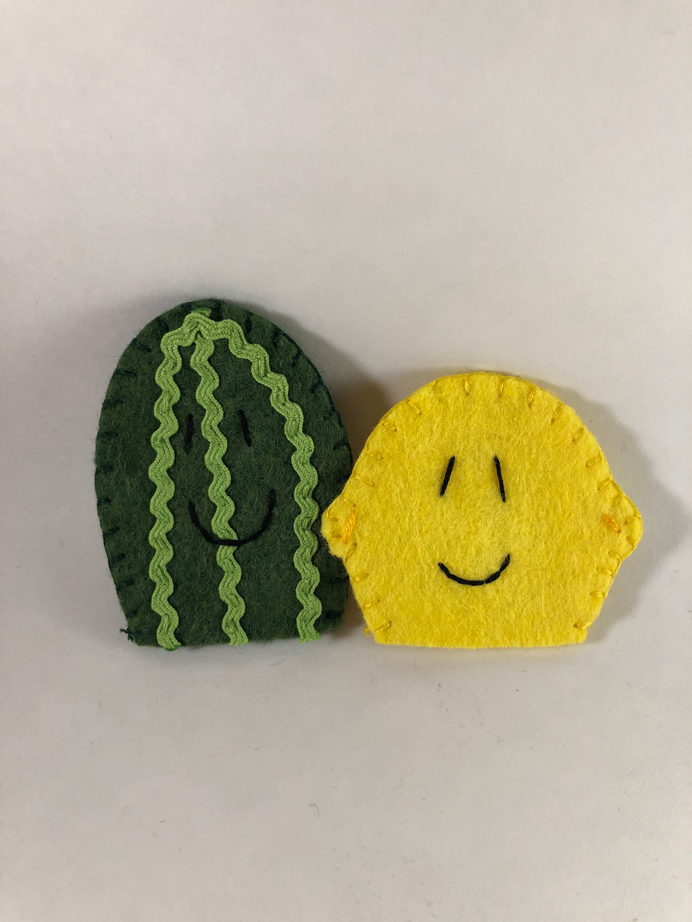 Felt Finger Puppet Set - Fruits