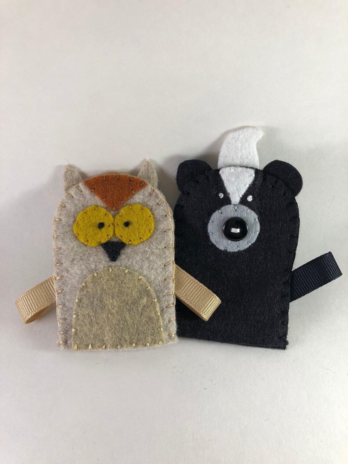 Forest Animal Finger Puppets Felt Finger Puppets Finger Etsy