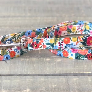 Floral Dog Leash, Flower Dog Leash, Girl Dog Leash, Summer Dog Leash,  Rifle Paper Co. Dog Leash, Dog Leash, Dog Lead