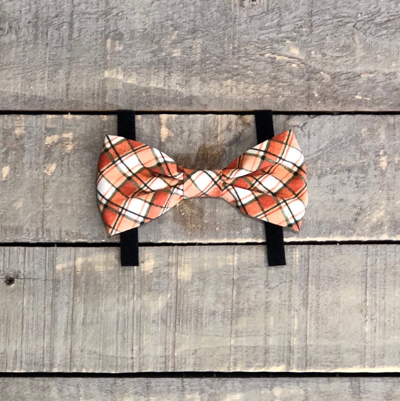 Karierte Hund Fliege Herbst Hund Fliege Orange grün Creme Etsy