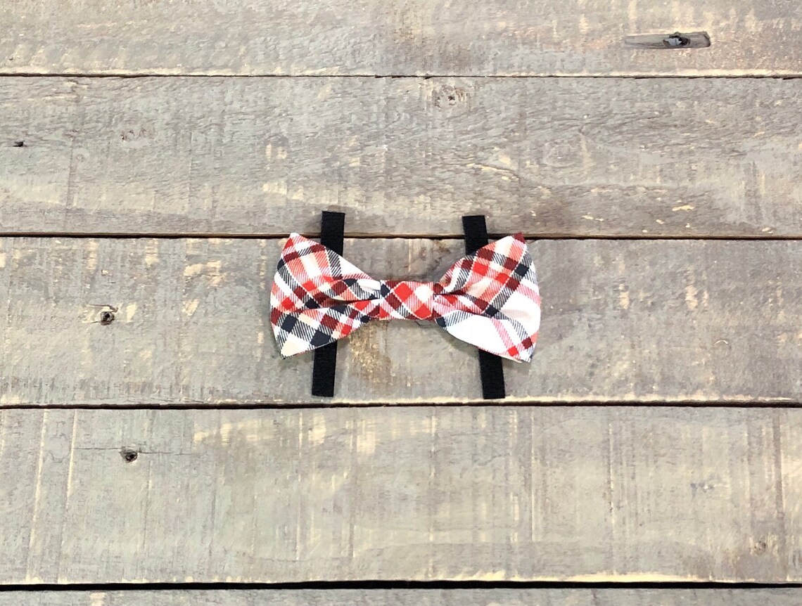 Karierte Hund Fliege Hund Fliege bebaubare Hund Fliege rot Etsy