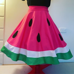 I Carried A Watermelon Full Circle Rockabilly Skirt