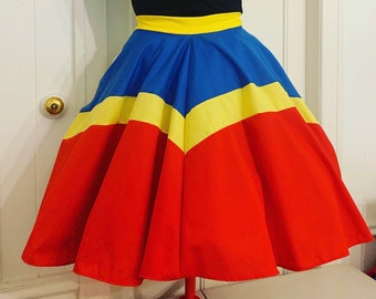 Super Full Circle Rockabilly Skirt