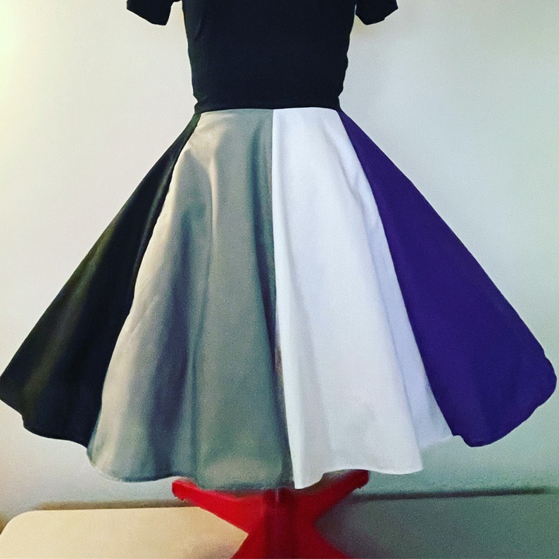 Asexual Rockabilly Circle Skirt image 1