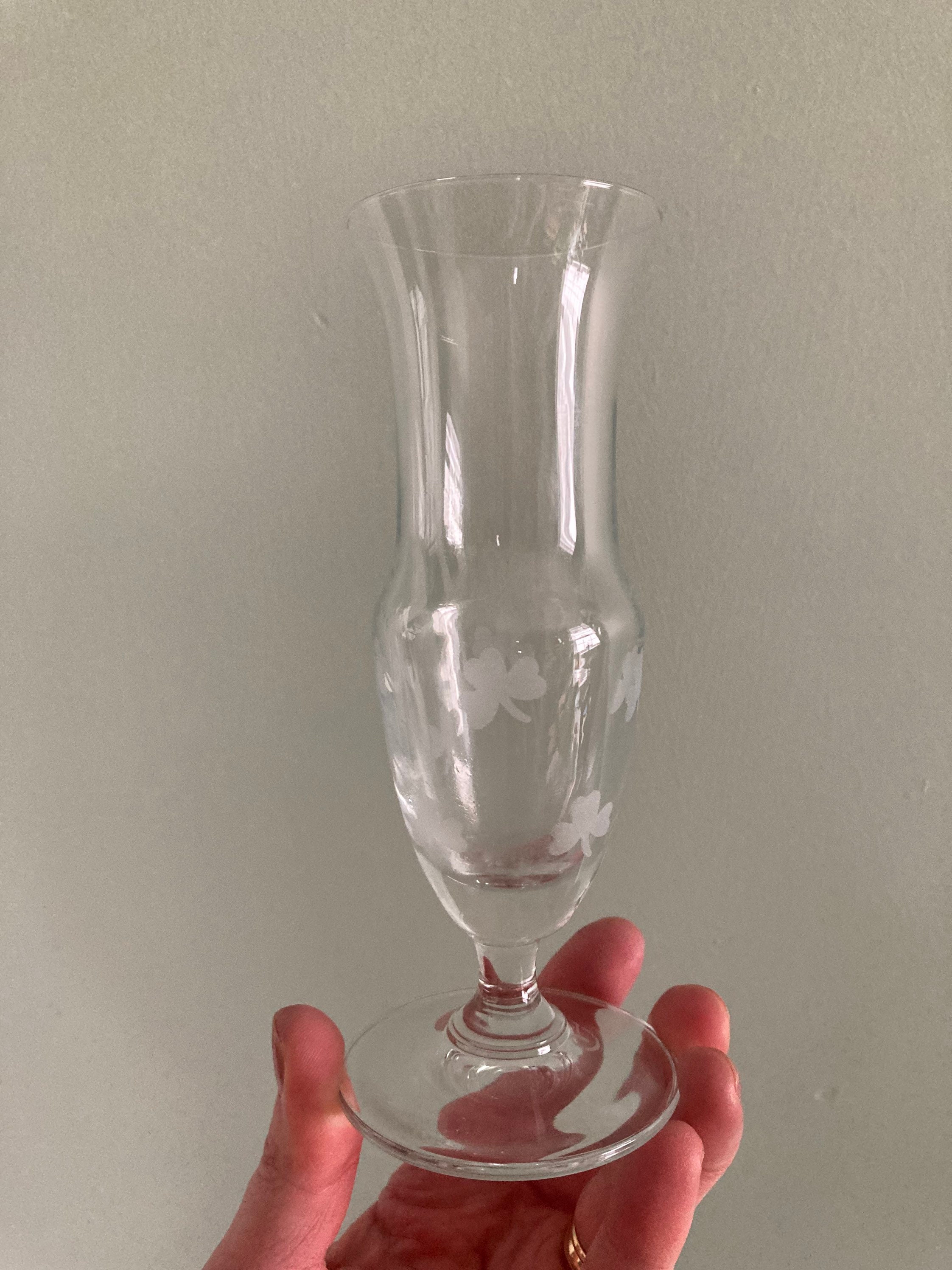 Irish Glass Vase. Eamon Irish Glass Vase. Shamrock Glass Etsy UK