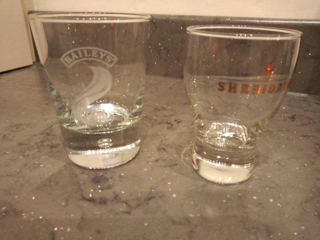 Irish Cream Liqueur Glasses Selection. Baileys Floating Bubble - Etsy