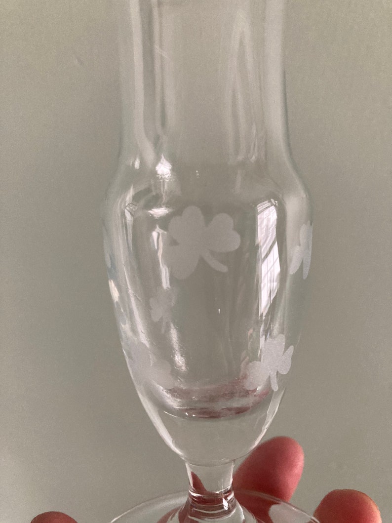 Irish Glass Vase. Eamon Irish Glass Vase. Shamrock Glass Etsy