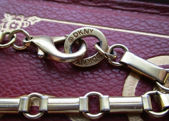 Vinatge DKNY Moroccan Brass  Boho Pendant with Ov… - image 6