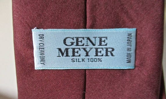 Classic Gene Meyer Vintage Mid 90s Geometric Silk… - image 4