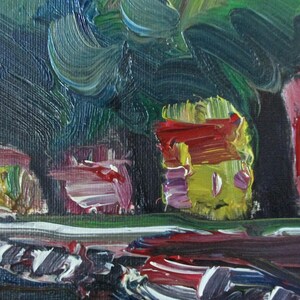 Plein Air Impressionist Oil Painting /Canvas Board by Jose Trujillo 9 X 12 in River Bank Bild 3