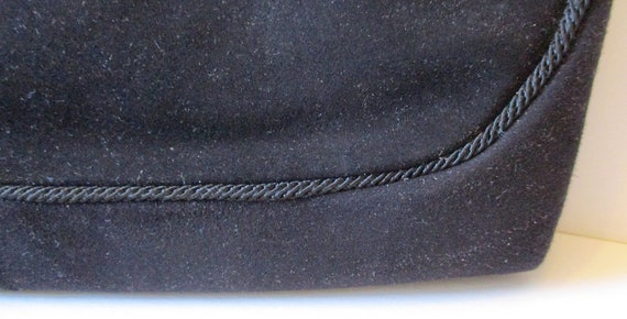 Coblentz Original Black Suede Evening Clutch Bag … - image 4