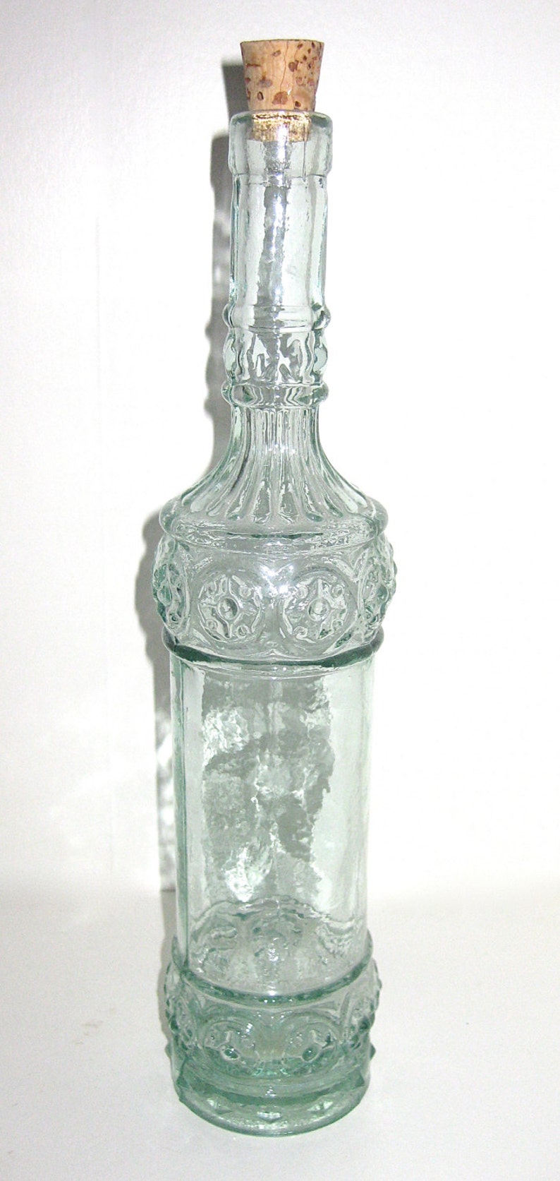 Vintage Spanish Glass Bottles Made From Antique Molds Etsy