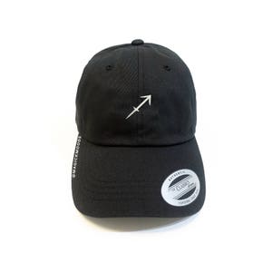 Schütze gestickte Papa Hut - Schütze Hut, Sternzeichen-Baseball-Cap, Sternzeichen Papa Hut, Schütze Geburtstagsgeschenk, Sternzeichen-Geschenk-Ideen