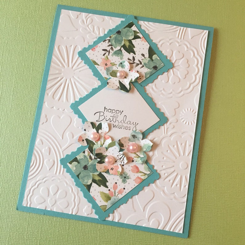 Set of 8 Custom Birthday Cards Free Shipping Etsy