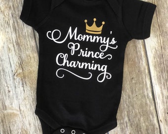 Mommy's Prince Charming! Baby Bodysuit