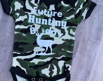 Future Hunting Buddy Bodysuit! Size Newborn