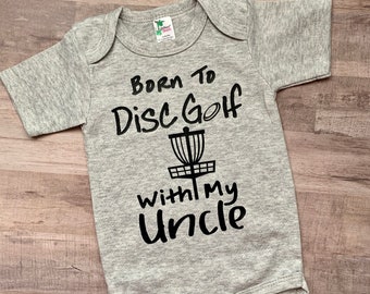 Personalized Disc Golf Baby Bodysuit, Future Disc Golfer