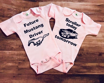 Future Mustang Driver Baby Bodysuit, Enthusiast Gift