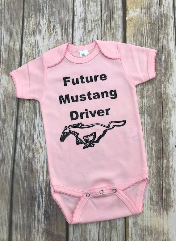 mustang onesie