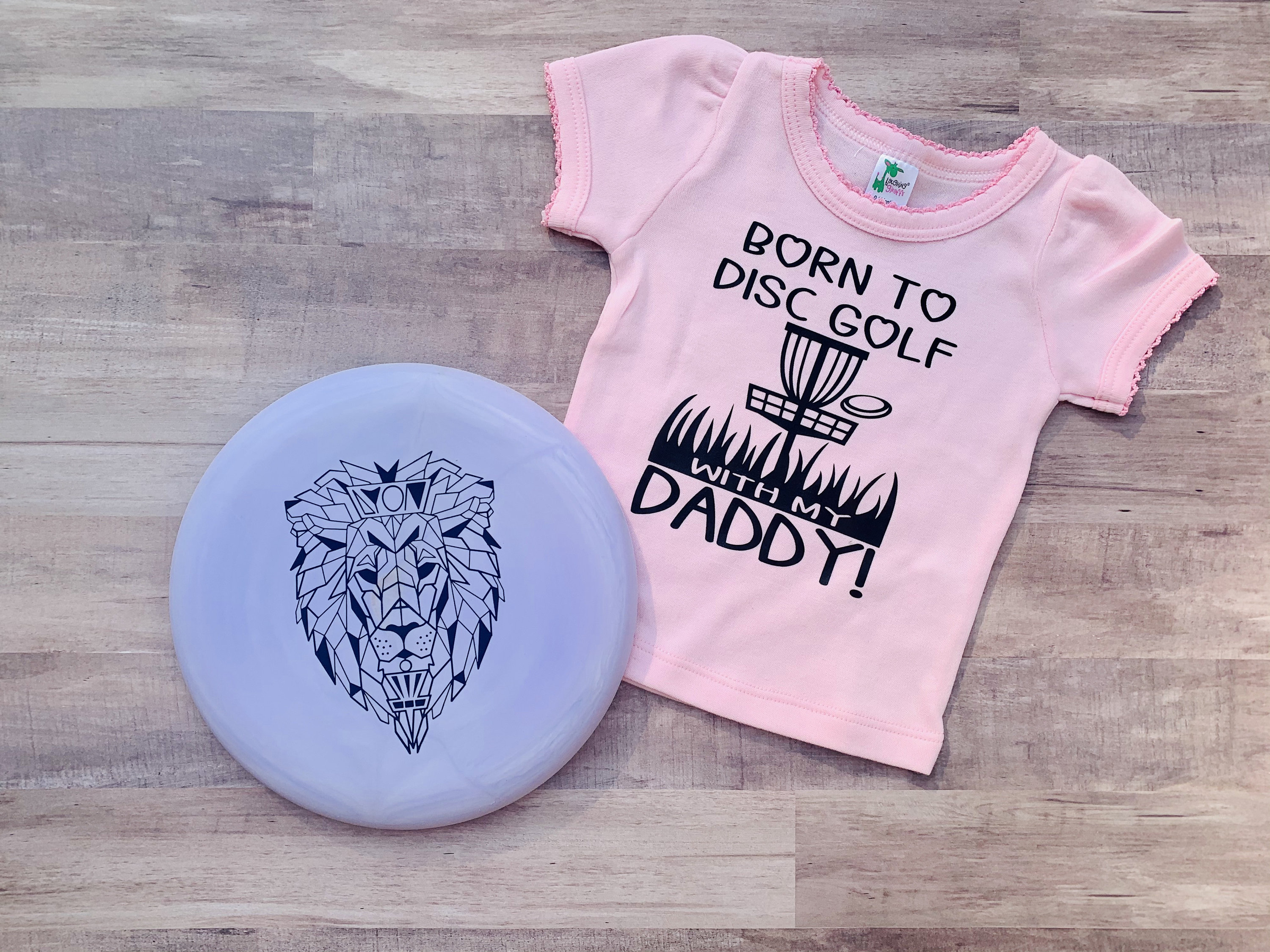 Disc Golf baby TShirt Born to disc golf with my Etsy