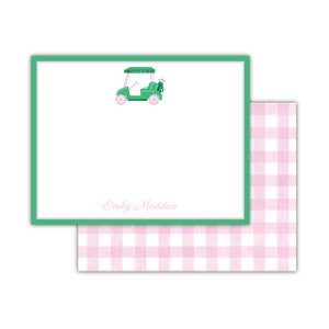 Set of Golf Notecards | Golf Stationery | Golf Thank You Note | Golf Flat Notes | Golf Gift Ideas | Mother&#39;s Day Gift | Golf Birthday | Golf