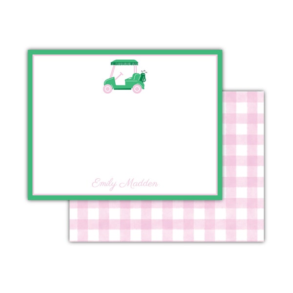 Set of Golf Notecards | Golf Stationery | Golf Thank You Note | Golf Flat Notes | Golf Gift Ideas | Mother's Day Gift | Golf Birthday | Golf