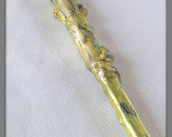 Magic wand, Wizard wand, Golden wand, Costume accessories, Cosplay accessories, Witches wand
