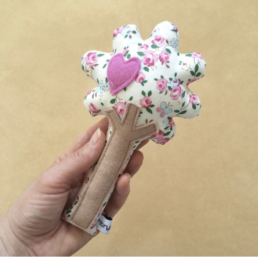 Tree Rattle Soft Toy Sewing Pattern – Baby Rattle PDF – DIY Plush Toy ...