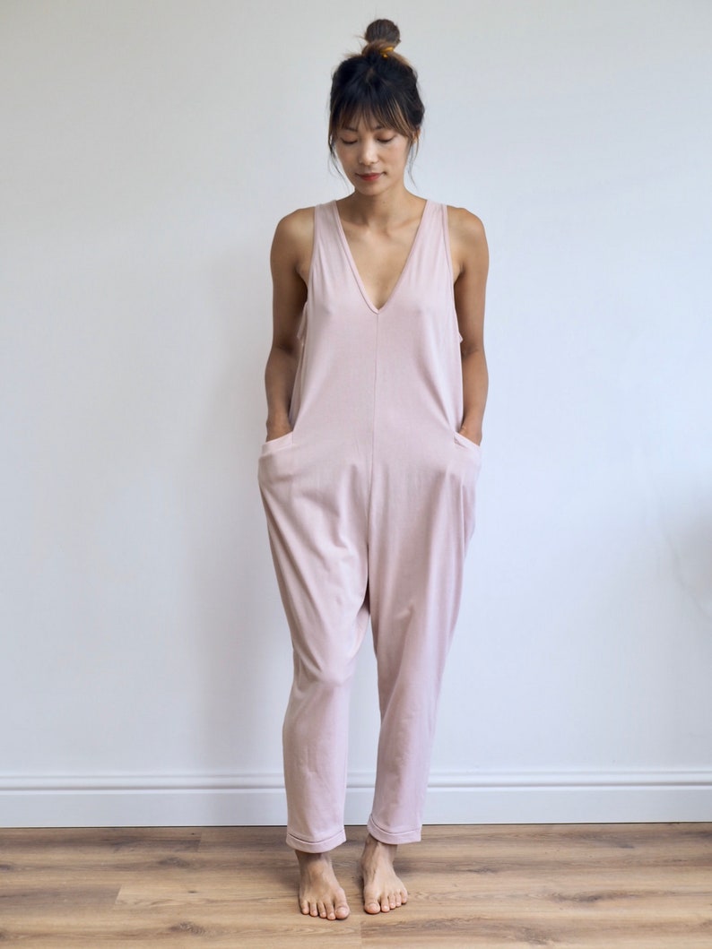 M\u00e5nen Jumpsuit Stony Rose 100/% organic cotton noctu