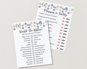 Taco Baby Shower Games Bundle: Fiesta Party (Editable, Digital Download)