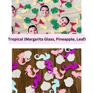 Groom Face Confetti: Disco Bachelorette Party Decor, Mamma Mia, Disco Cowgirl image 6