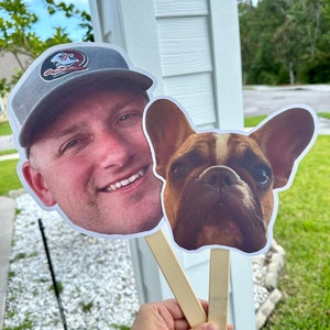 Groom Face on a Stick, Bachelorette Groom Face, Graduation, Birthday, Customized Face on a Stick, Face Fans, Face on a Stick Bachelorette