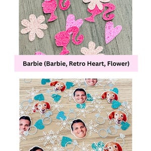Bachelorette Confetti, Groom Stickers, Bachelorette Party Favors, Bridal Decor, Face Stickers, Wedding Confetti, Bridal Shower Decor, Bride immagine 7