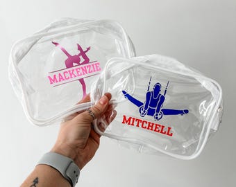 Personalized Gymnastics and Dance Snack Bags: Custom Team Travel Pouches