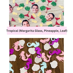 Bachelorette Confetti, Groom Stickers, Bachelorette Party Favors, Bridal Decor, Face Stickers, Wedding Confetti, Bridal Shower Decor, Bride immagine 6